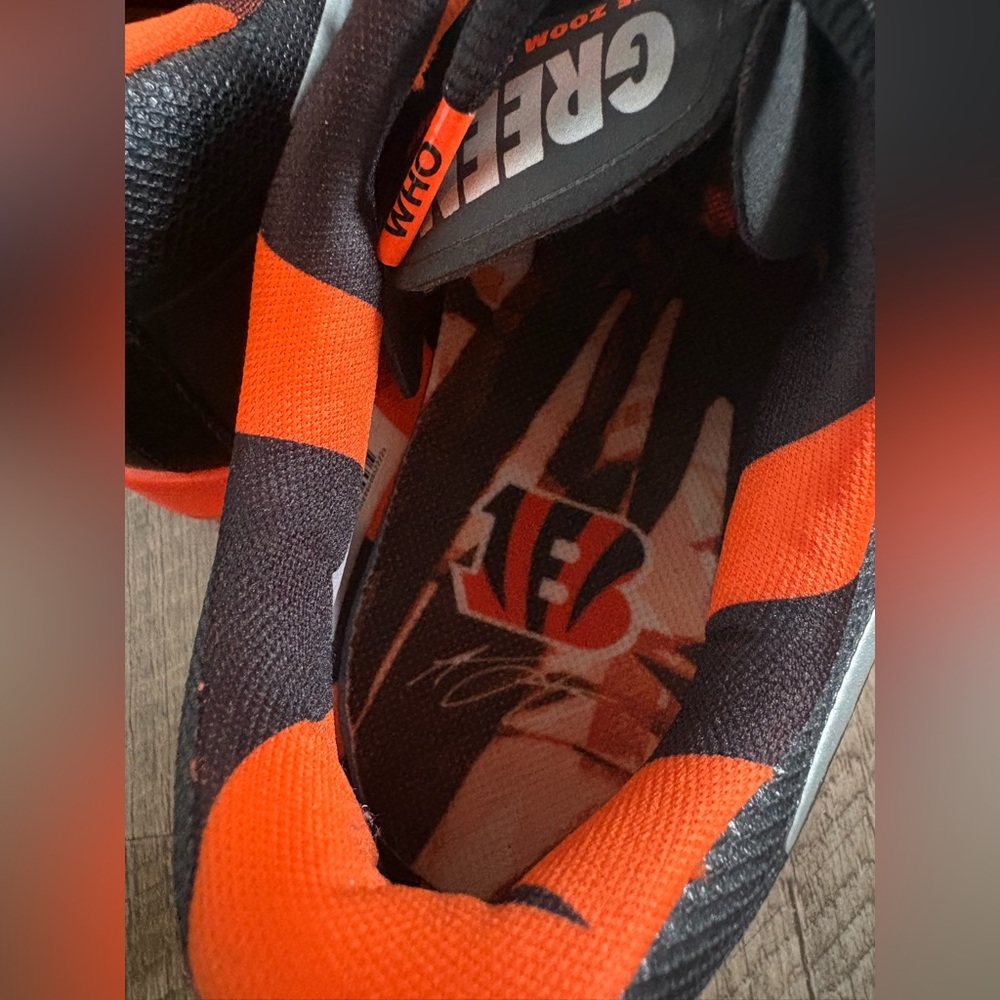 Nike Zoom Hypercross Cincinnati Bengal Tennis Shoes - Picture 6 of 10